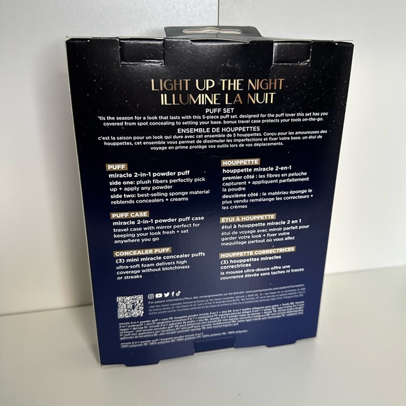 Real Techniques Light Up The Night Puff Set 5 Piece Set - Picture 5 of 5